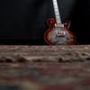Fibenare Basic Jazz Solid Body - Red Burst Charcoal