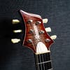 Fibenare Basic Jazz Solid Body - Red Burst Charcoal
