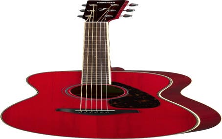 Yamaha FS820 Small Body Acoustic Guitar - Ruby Red