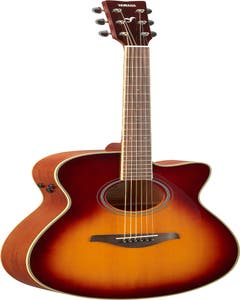 Yamaha FSC-TA TransAcoustic Concert Guitar w/Cutaway - Brown Sunburst