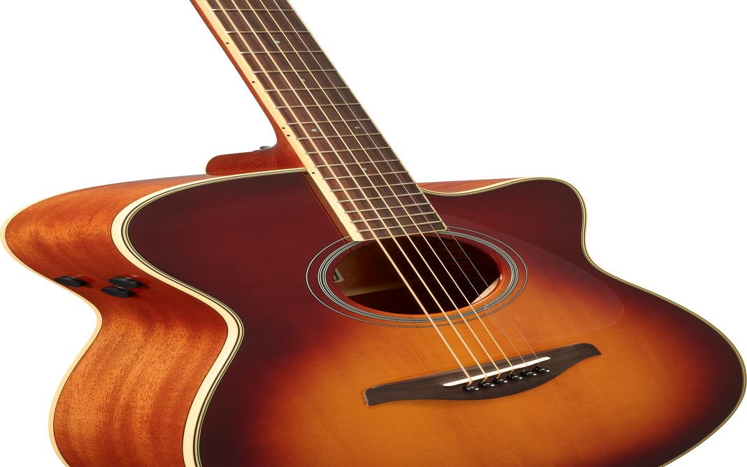 Yamaha FSC-TA TransAcoustic Concert Guitar w/Cutaway - Brown Sunburst