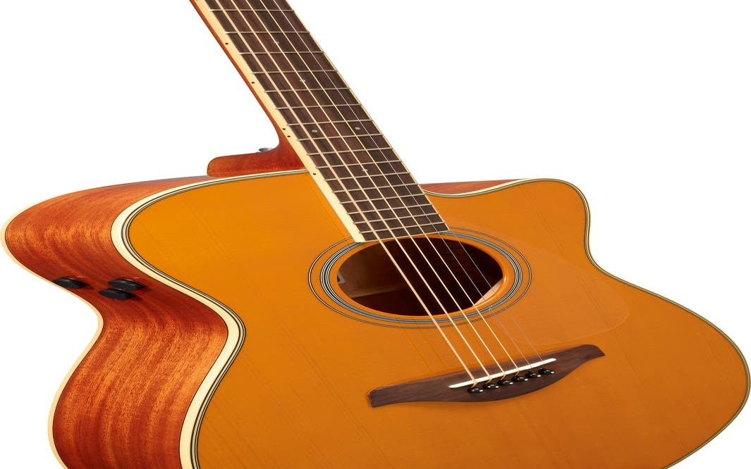 Yamaha FSC-TA TransAcoustic Concert Guitar w/Cutaway - Vintage Tint