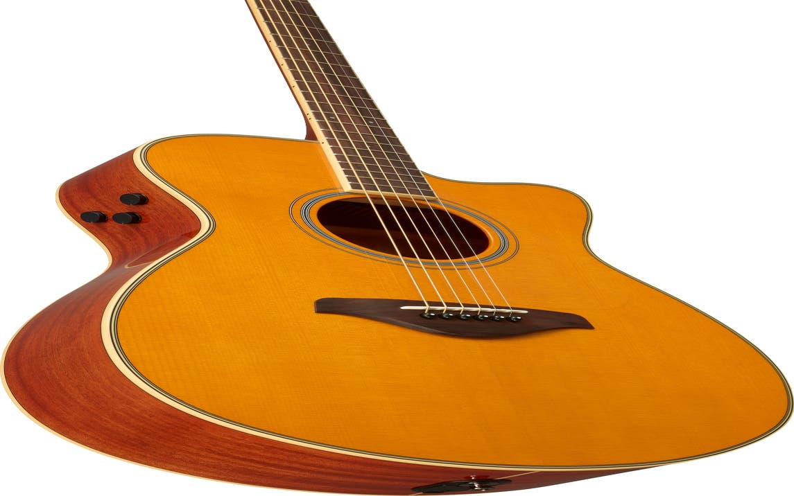Yamaha FSC-TA TransAcoustic Concert Guitar w/Cutaway - Vintage Tint