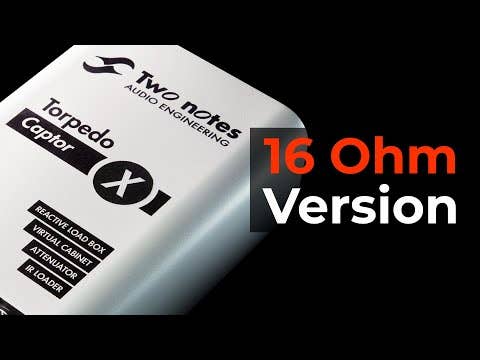 Two Notes Captor X Reactive Loadbox / Attenuator / Cab Simulator - 16 ohm