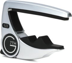 G7th Performance 3 6-String Acoustic/Electric Guitar Capo - Silver