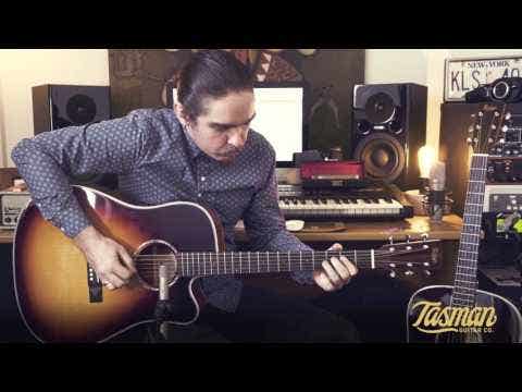 Tasman Admiral TA300-CE Dreadnought Acoustic Electric Guitar w/Case