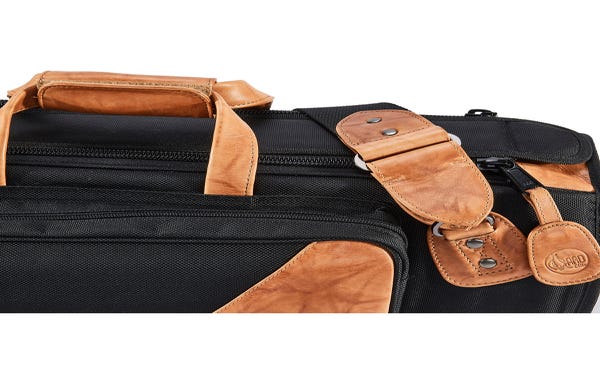 Gard Elite Single Trumpet Gig Bag - Synthetic Black/Tan (GATR1ESK)