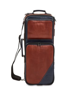 Gard Elite Triple Trumpet Gig Bag - Leather Brown w/ Blue Trim (GATR5ECLGE)