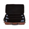 Gard Elite Triple Trumpet Gig Bag - Leather Brown w/ Blue Trim (GATR5ECLGE)