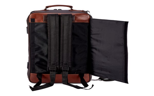 Gard Elite Triple Trumpet Gig Bag - Leather Chocolate w/ Brown Trim (GATR5ECLN)