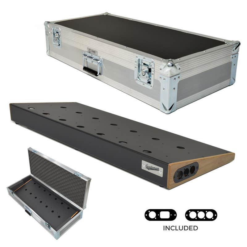 Caseman Gentleman Med Large Pedalboard w Hard Case MEDLGEGENTLEMAN Better Music