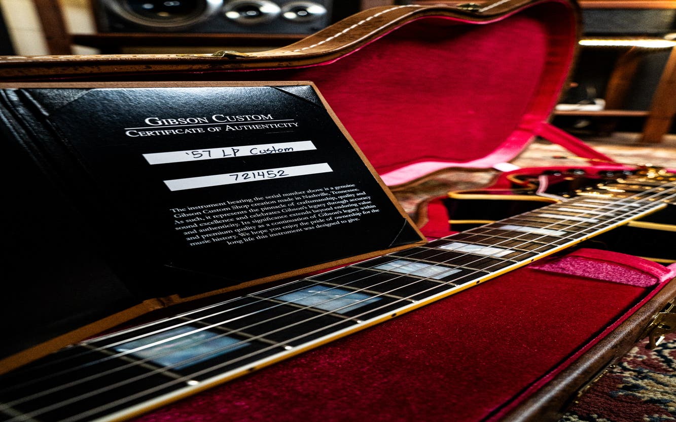 Gibson 1957 Les Paul Custom Reissue - VOS - Black Beauty