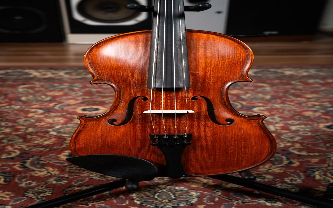 GLIGA 4/4 VASILE NO 5 VIOLIN PROFESSIONAL SETUP W/OPAL GOLD STRINGS (VIOLIN ONLY)
