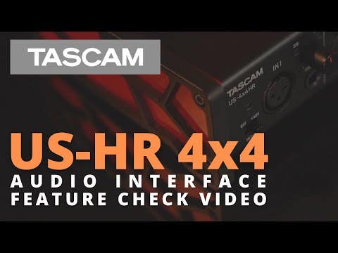 Tascam US-4x4HR High Resolution USB Audio Interface