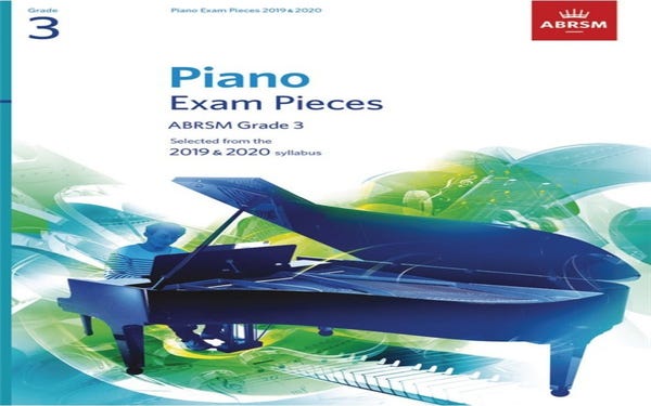 Abrsm Piano Exam Pieces Gr 3 2019-2020 Book
