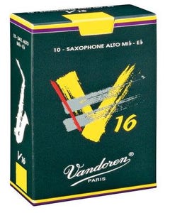 Vandoren v16 alto sax reeds - box of 10 - strength 2.0