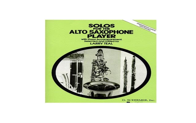 Solos For The Alto Saxophone Player Alto Sax/Piano