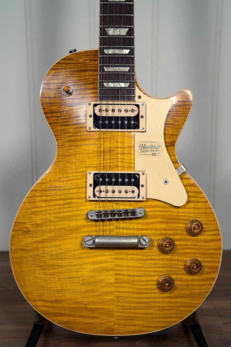 Heritage Guitars Artisan Aged H-150 Electric Guitar w/Case - Dirty Lemon Burst
