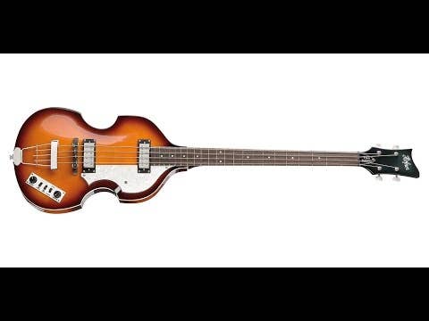 Hofner Ignition 4-String Short-scale Violin Bass w/Case - Sunburst