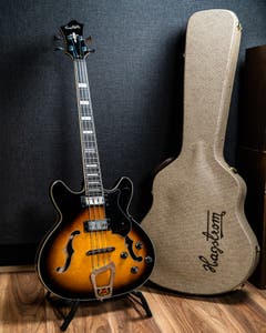 Hagstrom Viking Bass w/Case - Sunburst - Pre-Owned