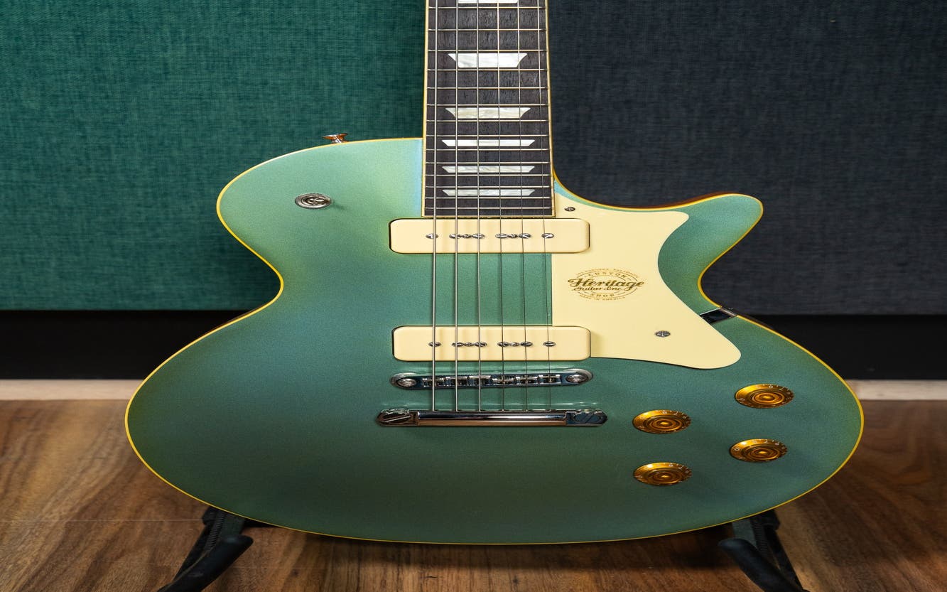 Heritage Custom Shop Core Collection H-150 P90 Electric Guitar w/Case - Pelham Blue
