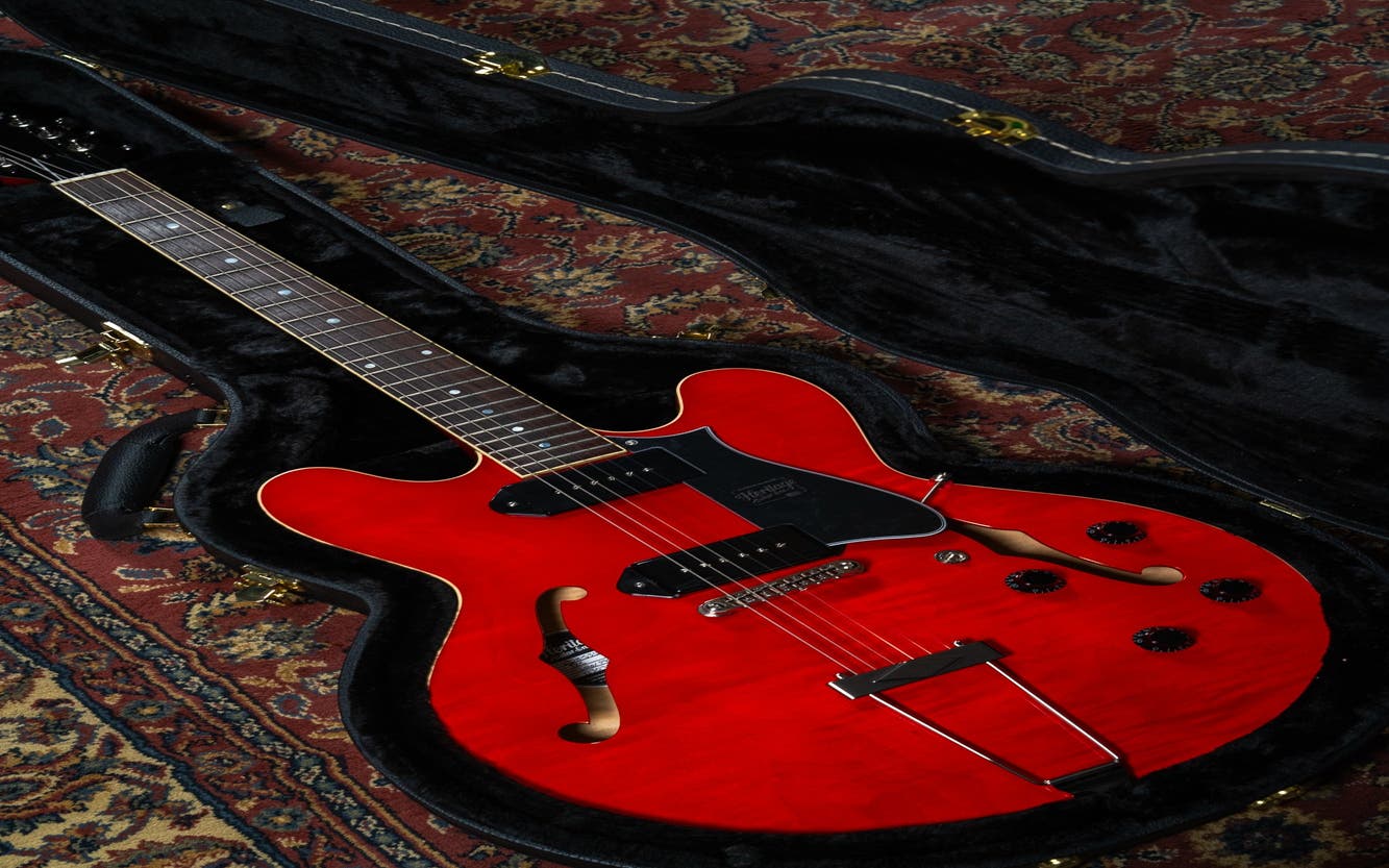 Heritage Guitars Custom Core Collection H-530 Electric Guitar w/Case - Trans Cherry