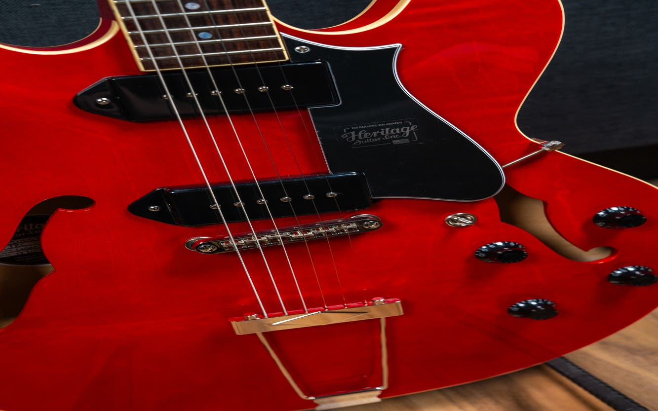 Heritage Guitars Custom Core Collection H-530 Electric Guitar w/Case - Trans Cherry