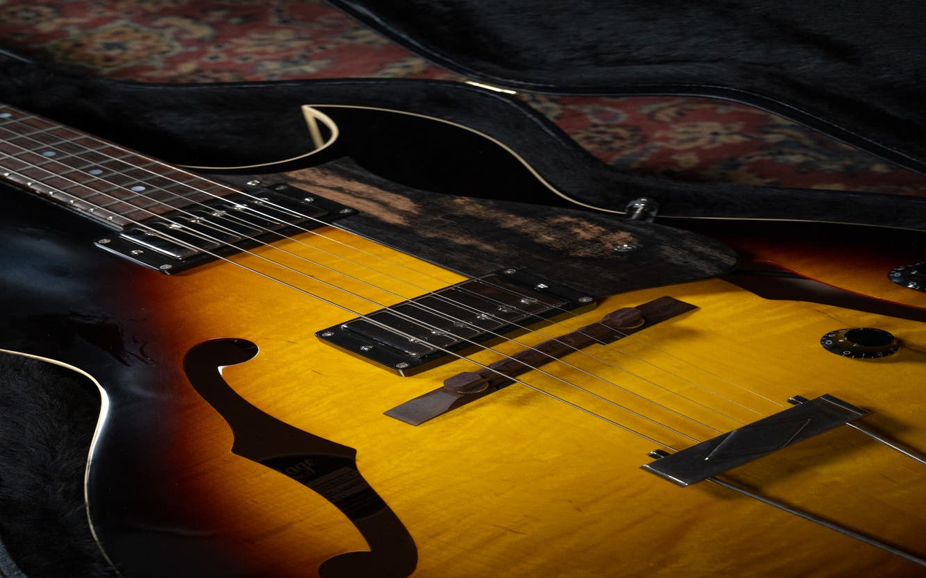 Heritage Guitars H-575 Hollow-body Electric Guitar w/Case - Original Sunburst - One Only