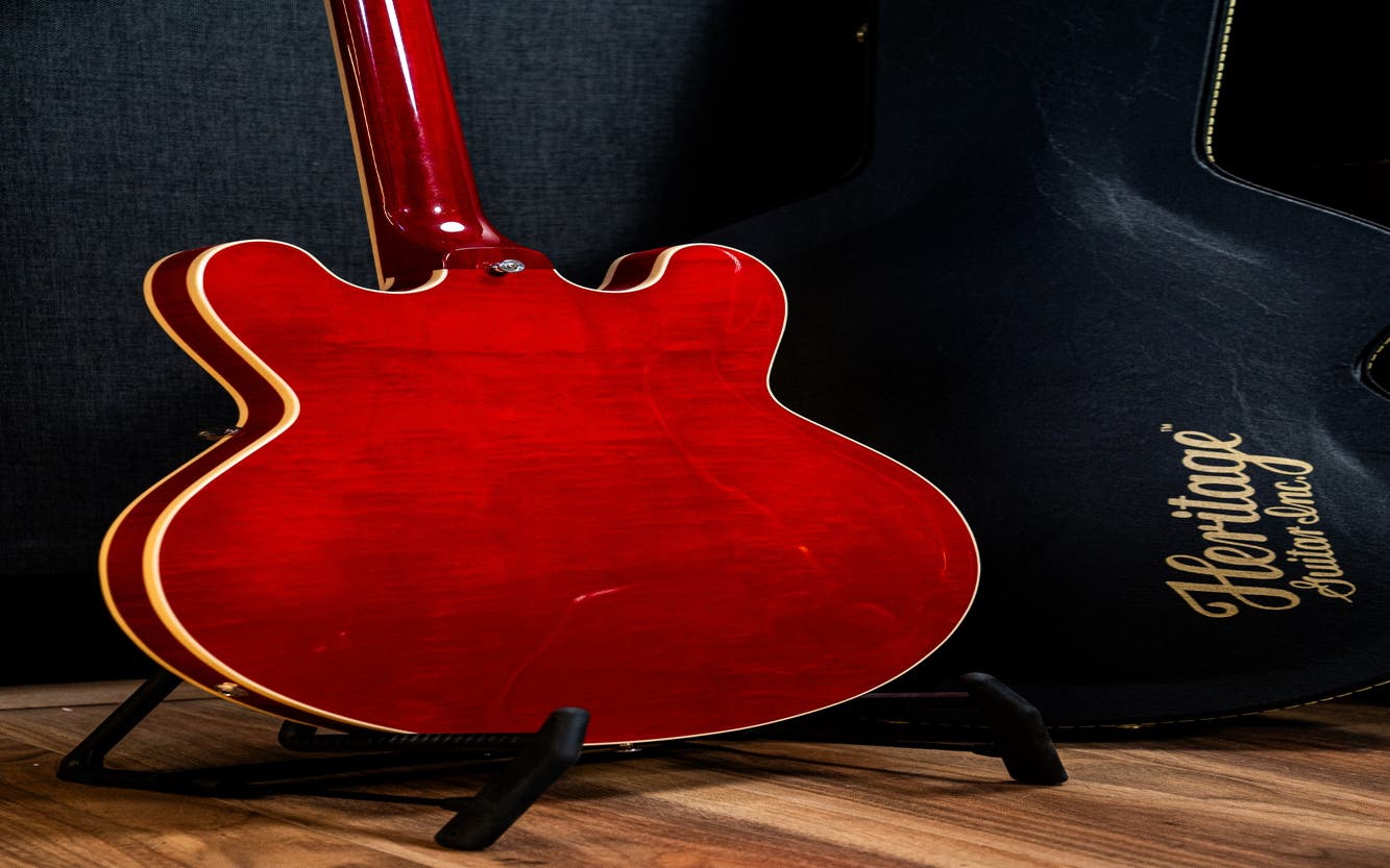 Heritage Guitars H-535 Semi-Hollow Electric Guitar w/Case - Trans Cherry