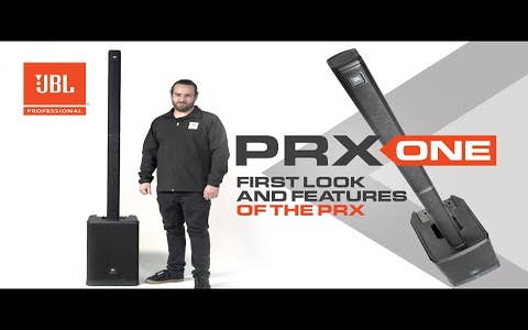 JBL PRX ONE All-in-One Powered Column PA w/Mixer + DSP