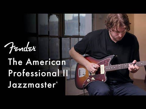 Fender American Professional II Jazzmaster w/Case - 3-Color Sunburst RW
