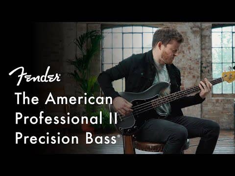 Fender American Professional II Precision Bass w/Case - Olympic White RW