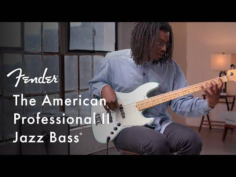 Fender American Professional II Jazz Bass w/Case - Olympic White RW