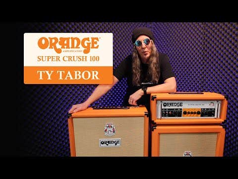 Orange Super Crush 100 Guitar Amp Head - Black