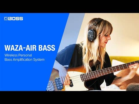 Boss Waza-Air Bass Headphones Wireless Personal Amplification System
