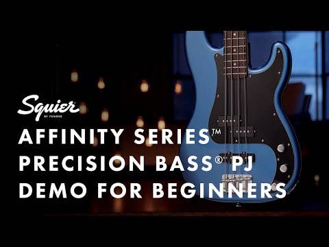 Squier Affinity Series Precision Bass PJ Package - Black MN