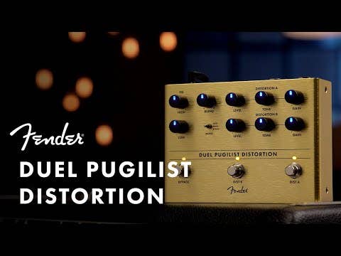 Fender Duel Pugilist Distortion Pedal