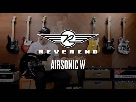 Reverend Airsonic W Electric Guitar - Metallic Alpine Burst