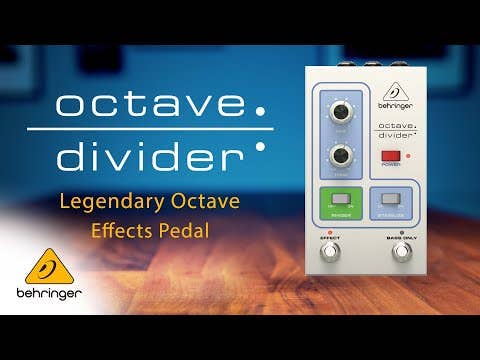 Behringer Octave Divider Analog Octave + Ringer Effects Pedal