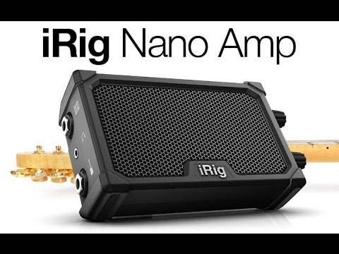 IK Multimedia iRig Nano Amp 3w Micro Guitar Amp / Interface - White