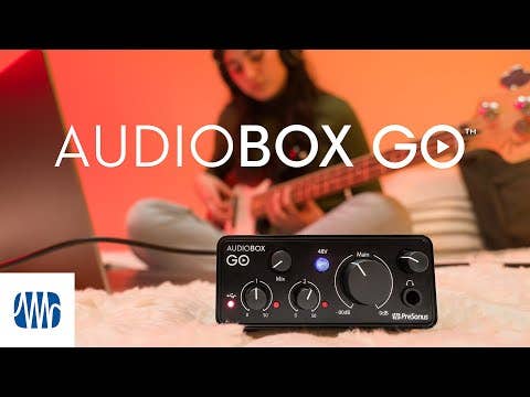 Presonus Audiobox GO Compact USB Audio Interface