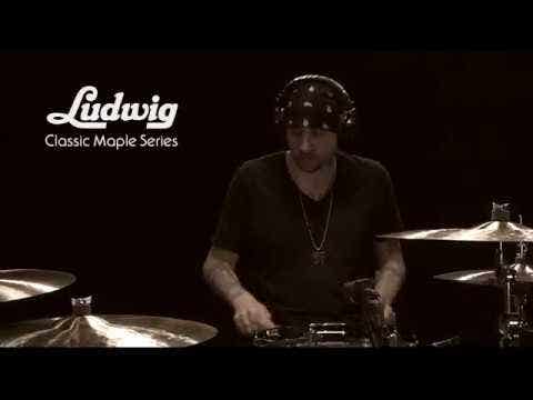 Ludwig Classic Maple MOD Drum Kit - 4pc Shell Pack - Gold Sparkle