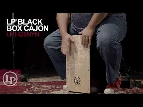 Latin Percussion LP Black Box Cajon - Natural Faceplate (LP1428NYN)