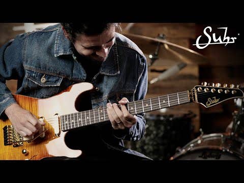 Suhr Standard Legacy HSS Limited Edition Guitar - Aged Cherry Burst (510 Tremolo)