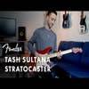 Fender Tash Sultana Stratocaster w/Gigbag - Transparent Cherry MN