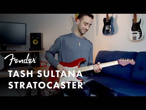 Fender Tash Sultana Stratocaster w/Gigbag - Transparent Cherry MN