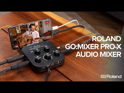 Roland Go:Mixer Pro X Audio Mixer for Smartphones