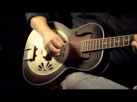 Gretsch G9240 Alligator Round-Neck Resonator Guitar - 2-Tone Sunburst