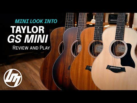 Taylor GS Mini Acoustic Guitar w/Hard Bag - Mahogany (Left Handed)