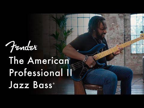 Fender American Professional II Jazz Bass¬Æ V w/Case - Roasted Pine MN